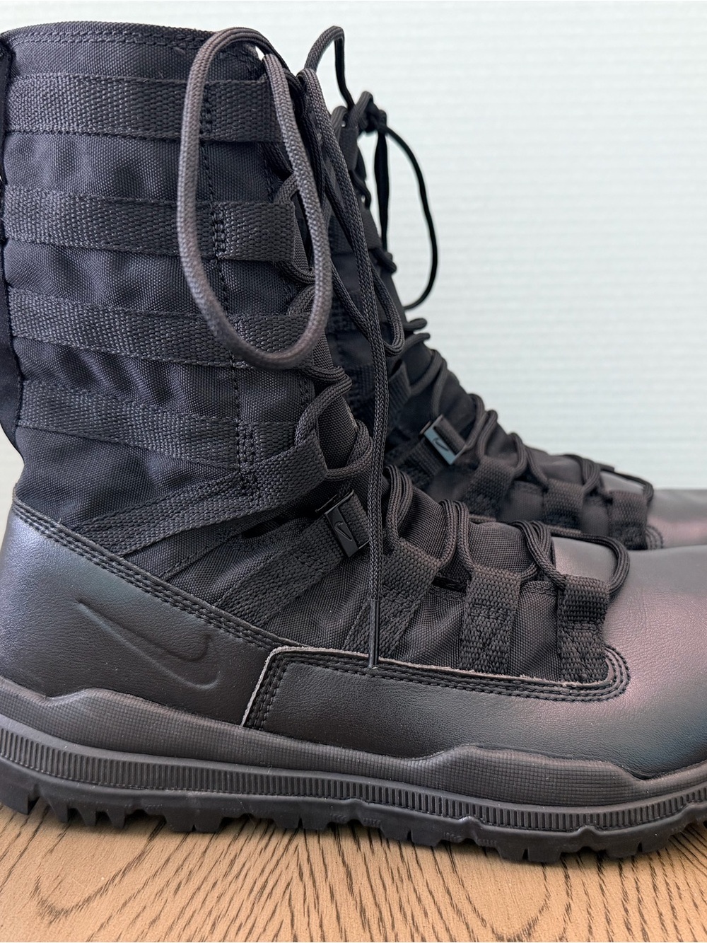 Nike Men’s Black Tactical Lace-Up Boots